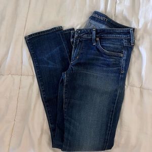 Citizens of humanity. Racer. Dark wash. Size 28